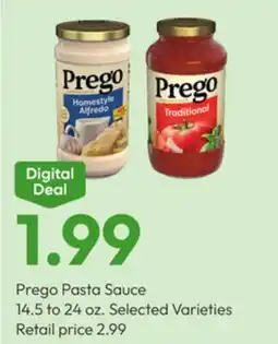 Stater Bros Prego Pasta Sauce offer