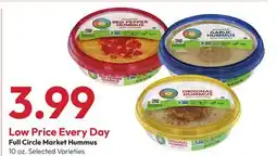 Stater Bros Full Circle Market Hummus offer