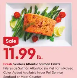 Stater Bros Skinless Atlantic Salmon Fillets offer