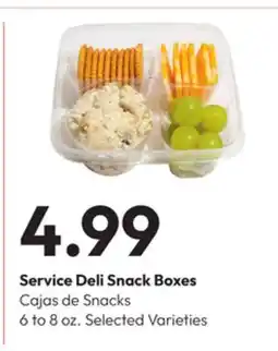Stater Bros Service Deli Snack Boxes offer