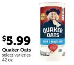Fareway Quaker Oats offer