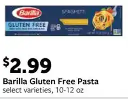 Fareway Barilla Gluten Free Pasta offer