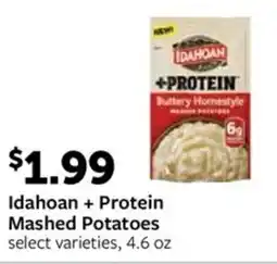 Fareway Idahoan + Protein Mashed Potatoes offer