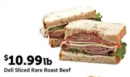 Fareway Deli Sliced Rare Roast Beef offer