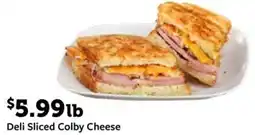 Fareway Deli Sliced Colby Cheese offer