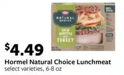 Fareway Hormel Natural Choice Lunchmeat offer