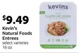 Fareway Kevin's Natural Foods Entrees offer
