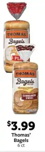 Fareway Thomas' Bagels offer