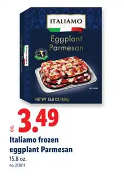 Lidl Italiamo frozen eggplant Parmesan offer