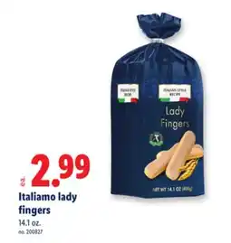 Lidl Italiamo lady fingers offer