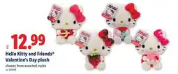 Lidl Hello Kitty and Friends Valentine's Day plush offer