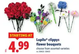 Lidl Lupilu clippys flower bouquets offer
