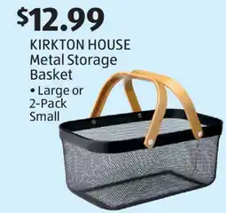 Aldi KIRKTON HOUSE Metal Storage Basket offer