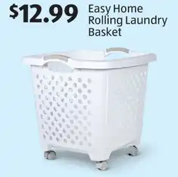 Aldi Easy Home Rolling Laundry Basket offer