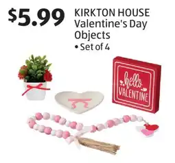 Aldi KIRKTON HOUSE Valentine's Day Objects offer