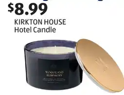 Aldi KIRKTON HOUSE Hotel Candle offer