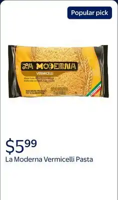 Walmart La Moderna Vermicelli Pasta offer
