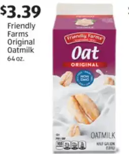 Aldi Friendly Farms Original Oatmilk offer