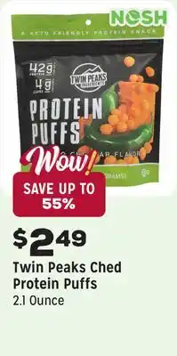 Grocery Outlet Ched Protein Puffs offer