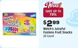 Grocery Outlet Juiceful Fusions Fruit Snacks offer