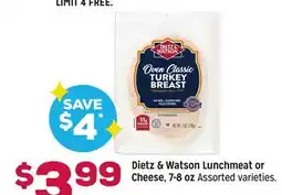 Grocery Outlet Dietz & Watson Lunchmeat or Cheese offer