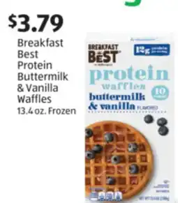 Aldi Breakfast Best Protein Buttermilk & Vanilla Waffles offer