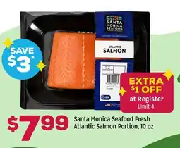 Grocery Outlet Santa Monica Seafood Fresh Atlantic Salmon Portion offer