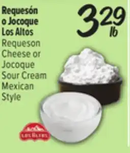 El Super Fresh Los Altos Requeson Cheese or Jocoque Sour Cream Mexican Style offer