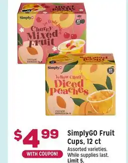 Grocery Outlet SimplyGO Fruit Cups offer