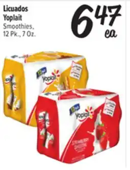 El Super Fresh Yoplait Smoothies offer