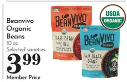 Pavilions Beanvivo Organic Beans offer