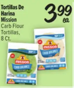 El Super Fresh Mission Carb Flour Tortillas offer