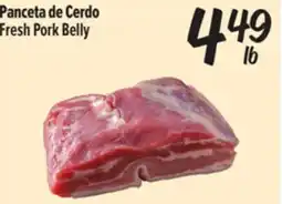 El Super Fresh Fresh Pork Belly offer