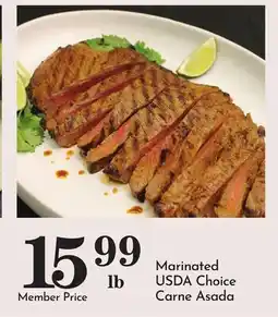 Pavilions Marinated USDA Choice Carne Asada offer