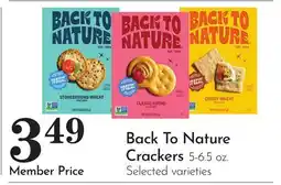 Pavilions Back To Nature Crackers offer