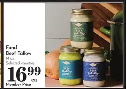 Pavilions Fond Beef Tallow offer