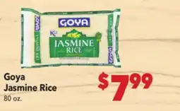 Vallarta Supermarkets Goya Jasmine Rice offer