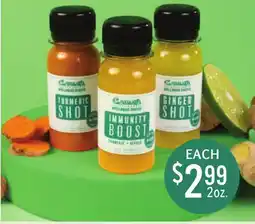 Vallarta Supermarkets TURMERIC GINGER SHOT SHOT IMMUNITY BOOST offer