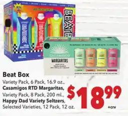 Vallarta Supermarkets Beat Box Variety Pack offer