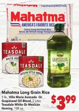 Vallarta Supermarkets Mahatma Long Grain Rice offer