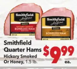 Vallarta Supermarkets Smithfield Quarter Hams offer