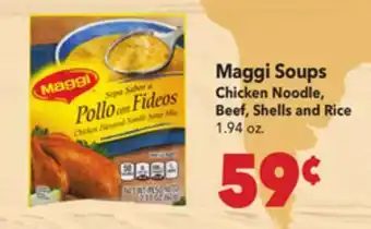 Vallarta Supermarkets Maggi Soups offer