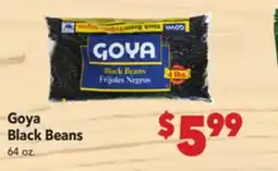 Vallarta Supermarkets Goya Black Beans offer