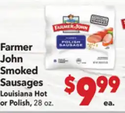 Vallarta Supermarkets Farmer John Smoked Sausages offer