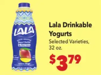 Vallarta Supermarkets Lala Drinkable Yogurts offer