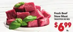 Vallarta Supermarkets Fresh Beef Stew Meat / TROCITOS DE RES offer