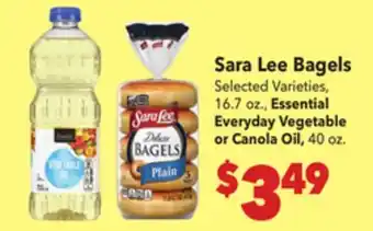 Vallarta Supermarkets Sara Lee Bagels offer