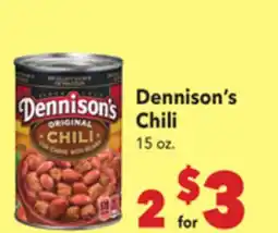 Vallarta Supermarkets Dennison's Chili offer