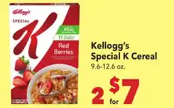 Vallarta Supermarkets Kellogg's Special K Cereal offer