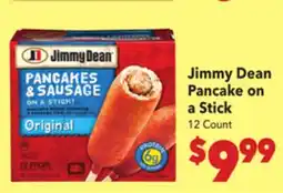 Vallarta Supermarkets Jimmy Dean Pancake on a Stick offer